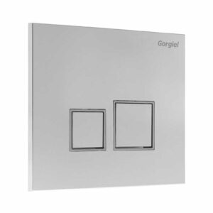 Przycisk / Płytka spłukująca do spłuczki WC Gorgiel Square (chrom)