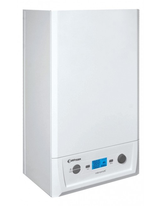 KOCIOŁ KONDENSACYJNY NITROMIX 24 kW EUROTERM + TERMOSTAT BEZPRZEWODOWY EUROTERM WT-11