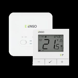 ENGO E7-RFW (Biały) Programowany, bezprzewodowy regulator temperatury